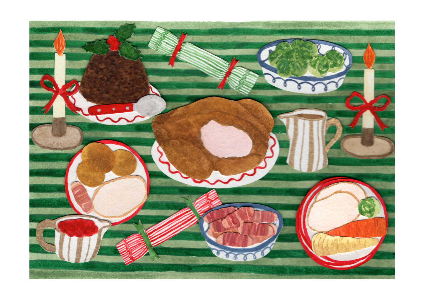 A Christmas Feast, Greetings Card