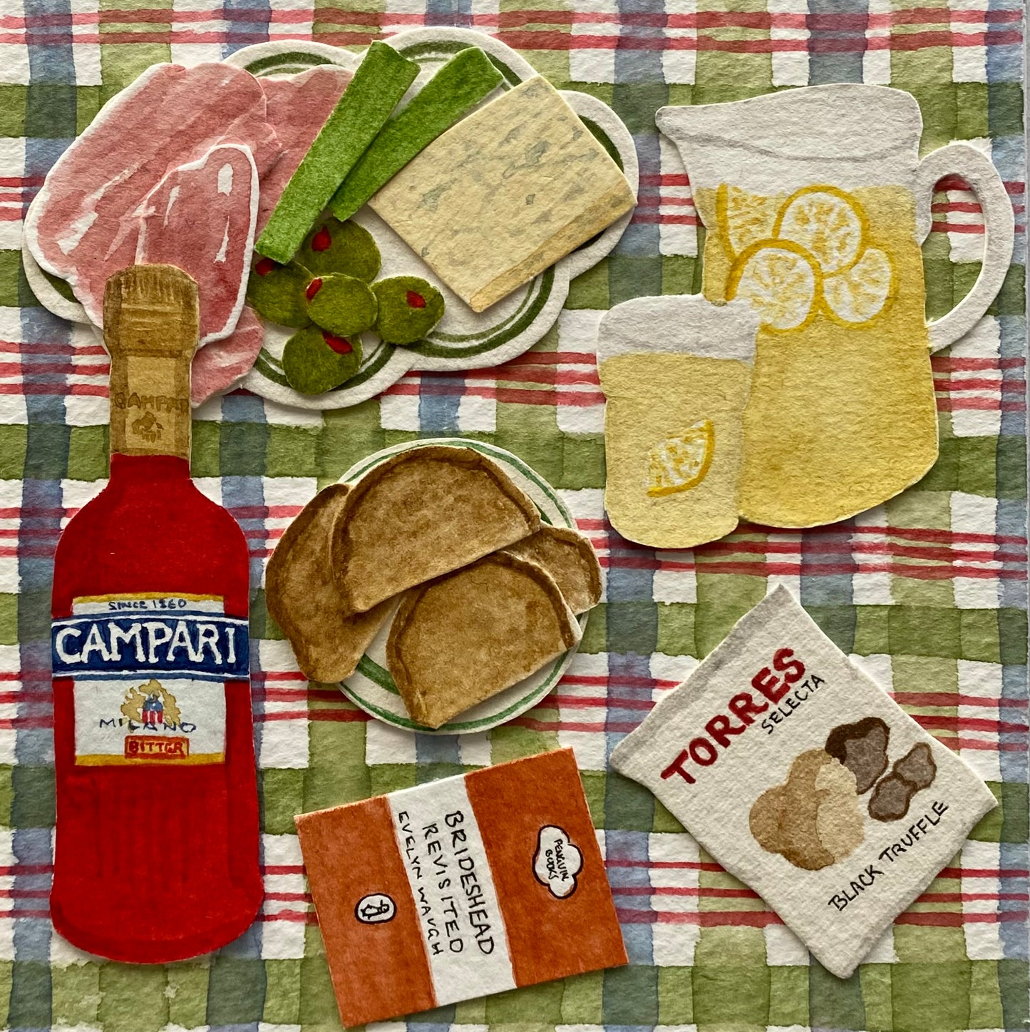 A Summer Spread, Greetings Card