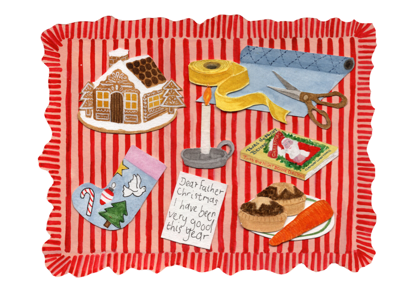 The Night Before Christmas, Greetings Card