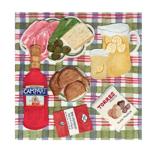 A Summer Spread, Greetings Card