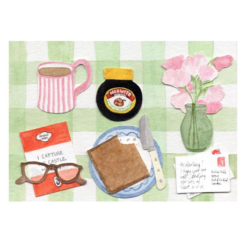 Sweet Pea Saturdays, Greetings Card