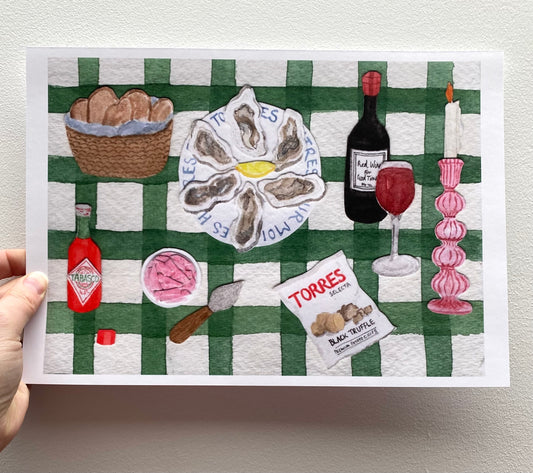 Large Date Night Print (A4)