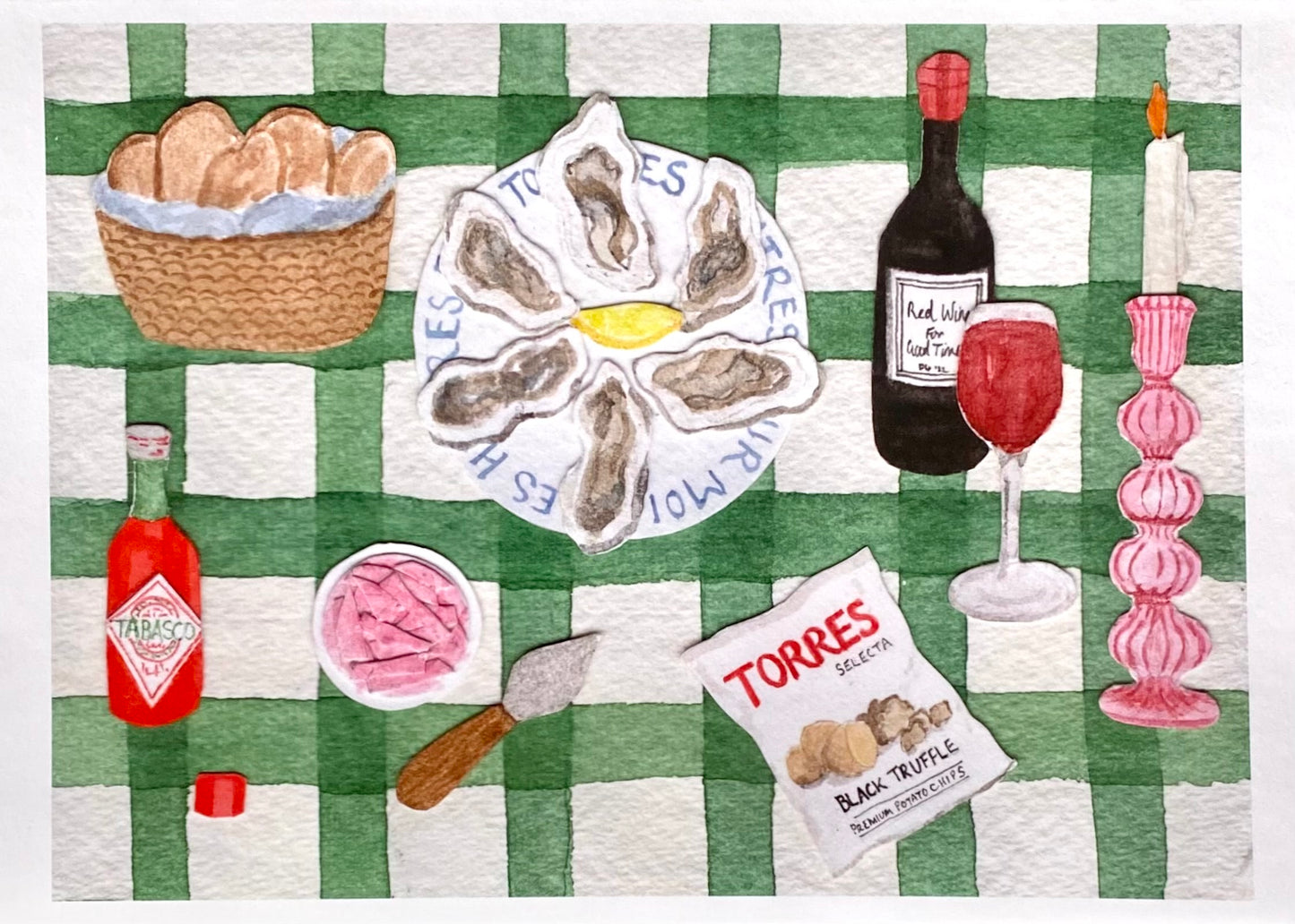 Large Date Night Print (A4)