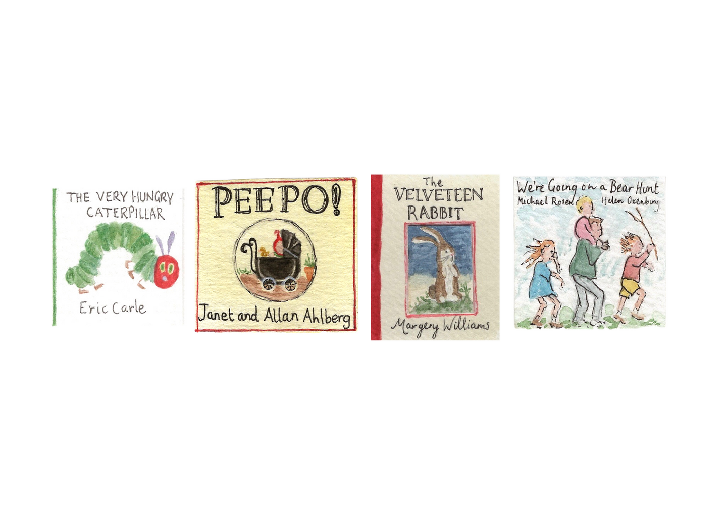 A5 Little Library, Signed Print