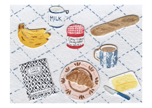 Breakfast in the Country, Greetings Card