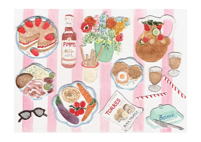 Birthday Picnic, Signed Print