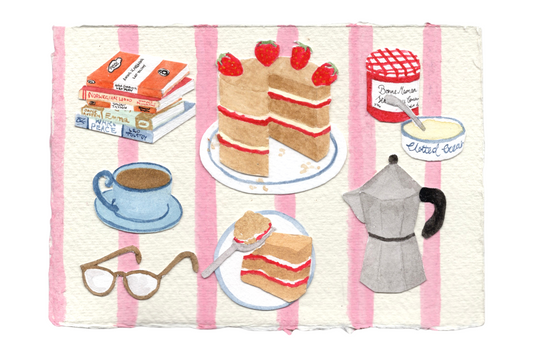 High Tea, Greetings Card