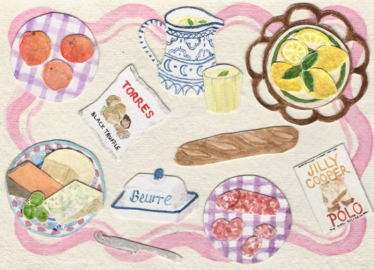 Summer lunch, Greetings Card