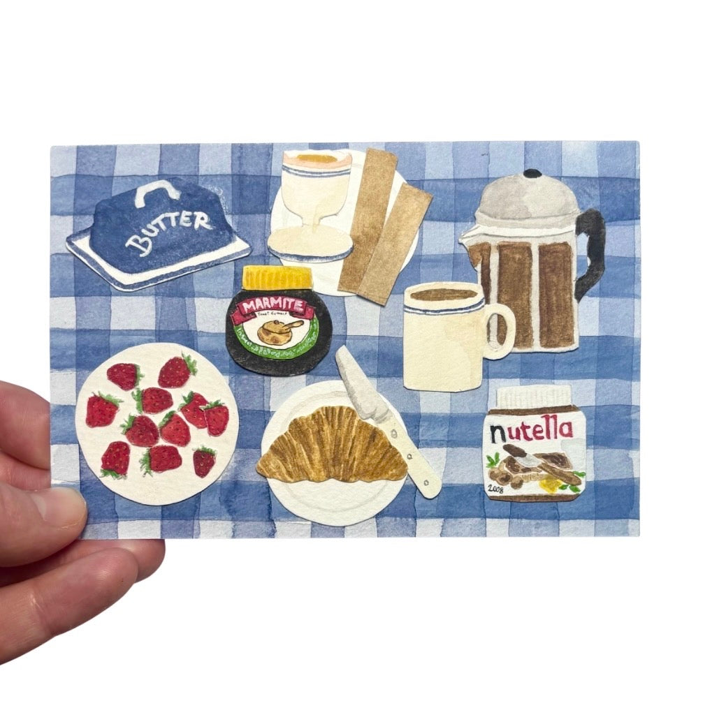 A morning in January, Greetings Card