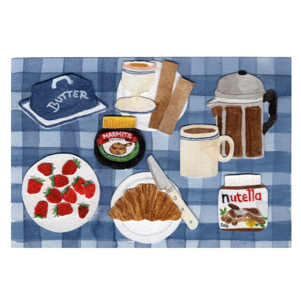 A morning in January, Greetings Card