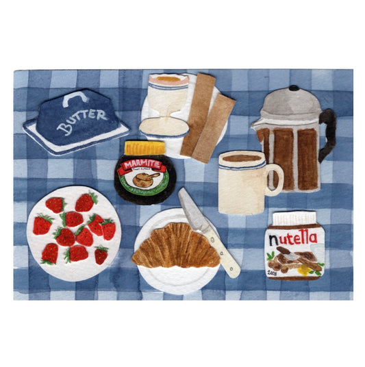 A morning in January, Greetings Card