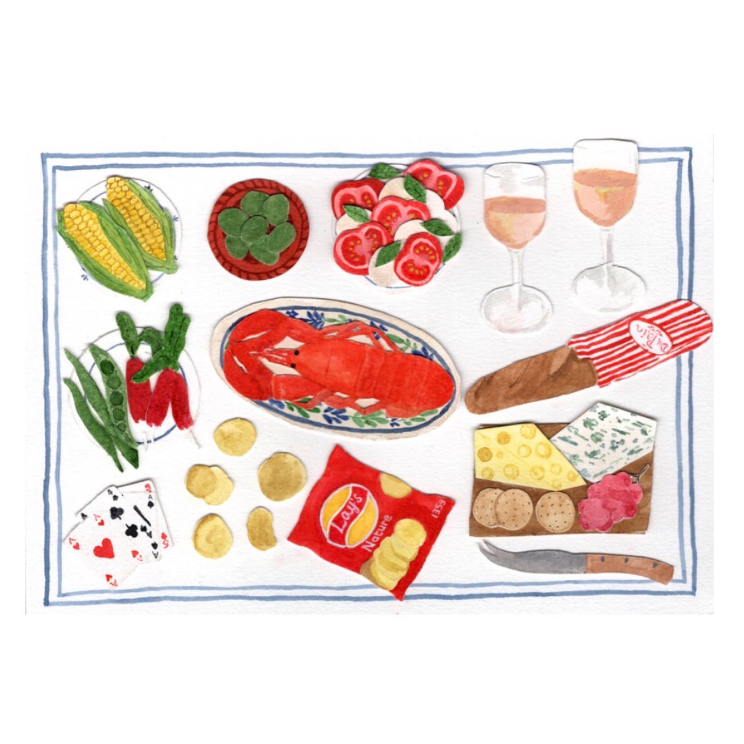 A Very Good Picnic, Greetings Card