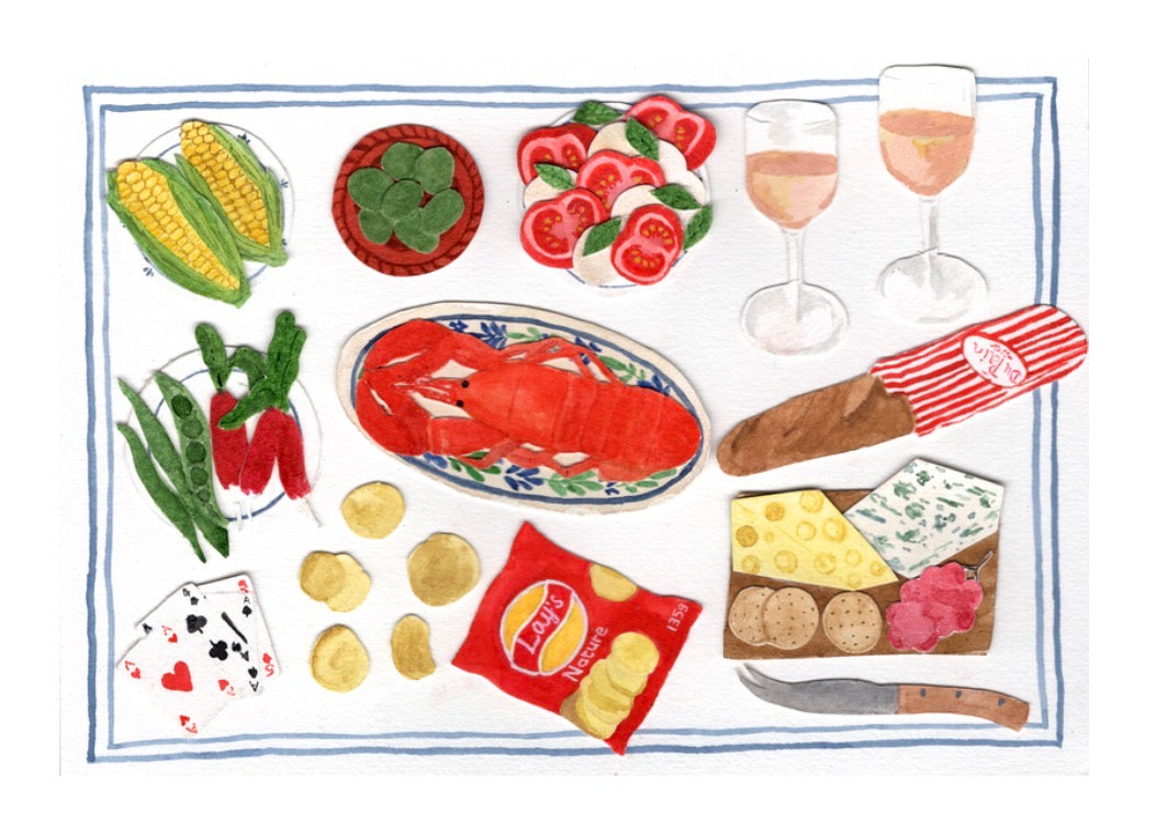 A Very Good Picnic, Greetings Card