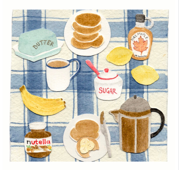 A Pancake Parade, Greetings Card