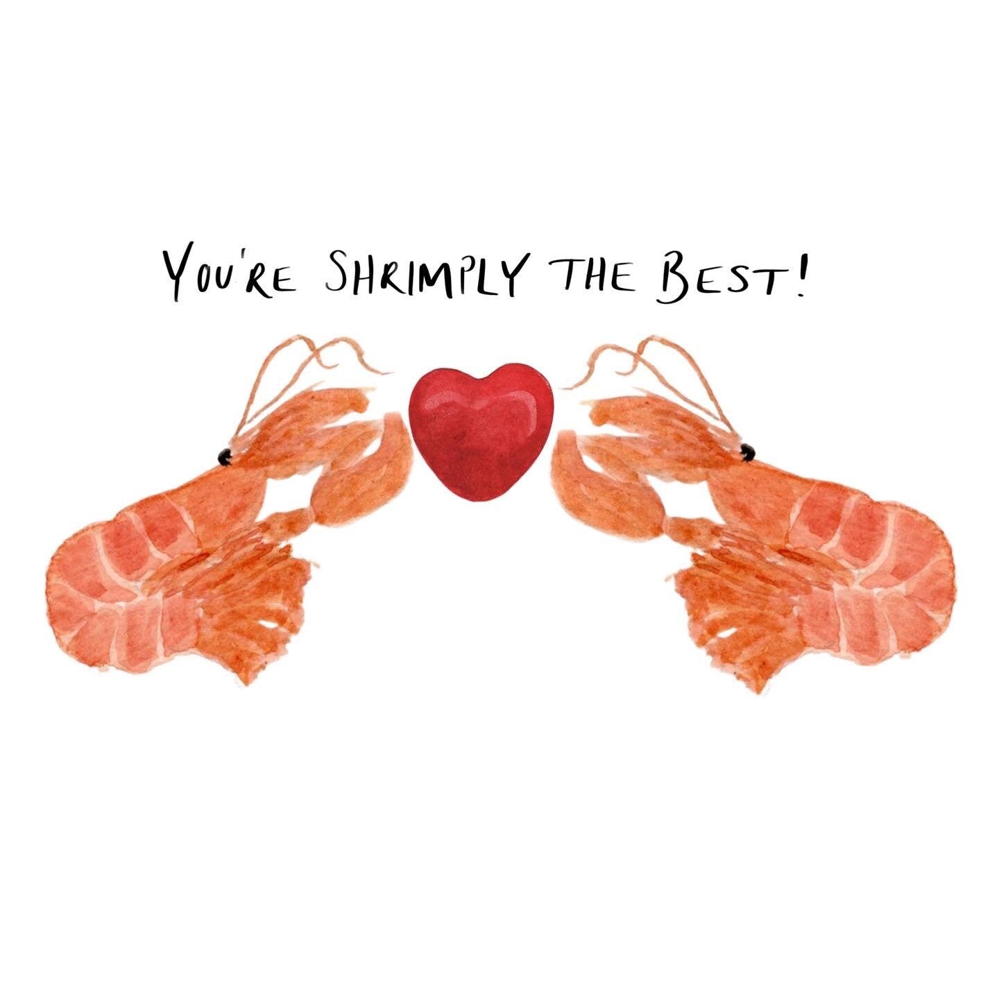 LOVE Card: Shrimply the Best